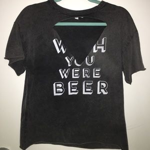 American Eagle Choker Tee